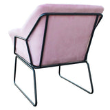 SVITA Fauteuil de Relaxation rembourré avec Coussin Rose
