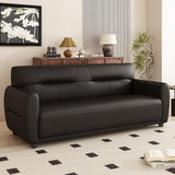 KIBONCY Canapé de Bureau en Cuir Cat Scratch, canapé Moderne 3 Places avec Mousse Haute densité, et Salon, Coussins(D,70x71x78cm)