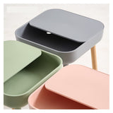 Table basse, table d'appoint de salon, table de canapé, table basse à combinaison simple de table basse carrée petit appartement nordique maison salon table basse table cocktail (couleur : jaune,