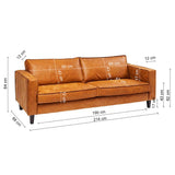 Kare Design Canapé en Cuir Neo 3 Places