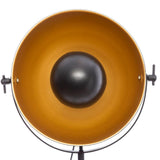 Atmosphera - Lampadaire trépied Lahti noir et doré - métal H162 cm