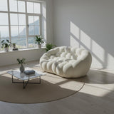 Coco Living Canapé compressé Design Cocoon Double 2 Places (Blanc)