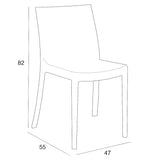 BICA s.p.a. (BCA) - Matrix Chaise S/B Blanche 352, BCA156