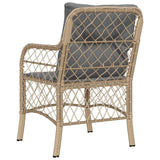 Canapé de Jardin avec Coussins, 2 pièces, fauteuils d'extérieur en Poly rotin Noir, sièges de Salon, de dîner, Meubles de Patio