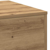 vidaXL Table Basse Chêne Artisanal 55 x 55 x 31 cm, Table de Salon, café Moderne, Fini Minimaliste, Surface Pratique pour Un Style Urbain