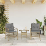 Canapé de Jardin avec Coussins, 2 pièces, fauteuils d'extérieur en Poly rotin Noir, sièges de Salon, de dîner, Meubles de Patio