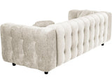 Habitat et Jardin Canapé Droit en Tissu Chenille Vendome - 3 Places - Beige