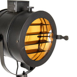 Qazqa radient - Lampe de table trépied/tripode - 1 lumière - H 176 cm - Noir - Rustique - éclairage intérieur - Salon I Chambre