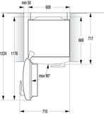 Gorenje ONRK193R-L réfrigérateur-congélateur Autoportante 307 L Rouge