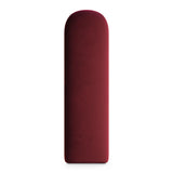 Muralo Panneau Mural Rembourré en Velours Magic Velvet 30x80 cm - Coussin Mural Capitonné, Effet 3D à Lignes Verticales, Confortable, Décoration Moderne Luxe Chambre et Salon - Rouge Bordeaux