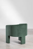 SKLUM Fauteuil en Velours Xastru Vert Jungle