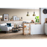 Miliboo Tabourets de Bar Design Blancs H65 cm (Lot de 2) Ella