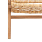 Atmosphera - Fauteuil Timor - Teck et rotin
