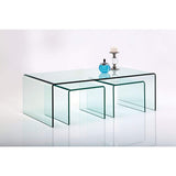 Kare 76743 Clear Club Table Basse (3/Set)