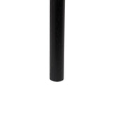 Beliani Table de Salle à Manger 180 x 90 cm Plateau MDF et Bois de Frêne Clair Pieds Noirs Ivorie