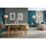 Chaises scandinaves Finition chêne (Lot de 2) Leena