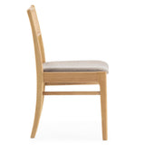 HOMN LIVING Pack de 2 chaises Vilma en Chêne, Bois Massif et rotin Naturel, 45,5 cm (Largeur) 54,5 cm (Profondeur) 82 cm (Hauteur)
