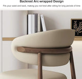 GJVBGA Lot de 2 Chaises de Salle à Manger Modernes - Style Vintage en Imitation Bois et Cuir Synthétique pour Cuisine (Couleur : B)