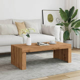 vidaXL Table Basse chêne Artisanal 102x50x35 cm Bois d'ingénierie