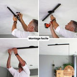 Lightswing® Single Système de Suspension pour 1 Lampe Suspendue - Blanc Mat - 90 cm - Système de Lampe Réglable - Facile à Installer - Lampe Suspendue - Suspension de Lampe