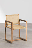 SKLUM Chaise de Salle à Manger en Bois de Teck Monsxau Bois de Teck