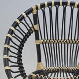 AUBRY GASPARD Fauteuil Rond en rotin Jazz