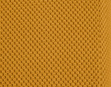 Lisa Design - Charles - canapé Droit 4 Places avec Double méridienne - Assise Profonde - en Velours texturé, Jaune