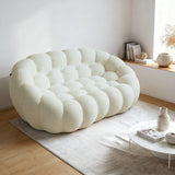 Coco Living Canapé compressé Design Cocoon Double 2 Places (Blanc)