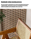 JSWHYBD Chaise Salle à mangerr,Chaise Salle a Manger Bois Chaise cannage,Chaise de Cuisine Moderne,Chaises rembourrées,Chaise Coiffeuse, Chaise Salon pour Salle à Manger/Chambre/Restaurant