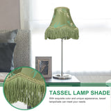 OSALADI Lampe Vintage Abat-jour Victorien Abat-jour Lampe De Table Rétro Abat-jour En Macramé Abat-jour à Franges Abat-jour Ancien Plafonniers Tout Bronze Lampe De Chevet En Tissu