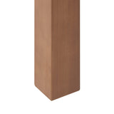 Ensemble Repas de Jardin 6 Places Table et 2 Bancs en Bois d'Eucalyptus Clair pour Jardin ou Terrasse Rustique Monsano Beliani