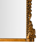 SHYFOY Miroir Mural Antique Orné Baroque Orné, Miroirs décoratifs d'entrée de Salle de Bains Armoire à Poudres, Miroir Ancien élégant Traditionnel, 80 X 60 CM