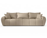 AXLIVING Malatya Big Canapé avec fonction couchage Canapé-lit Marron clair 246 cm