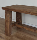 TOTAL WOOD 2012 Banc en Bois de Sapin, modèle Margherita, Banc pour intérieur et extérieur, différentes Tailles