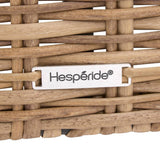 Hespéride - Salon de Jardin Mooréa Savana 5 Places - Anti-Rouille - Résine Tressée - Coussins Déhoussables Déperlants - 1 Canapé, 2 Fauteuils et 1 Table Basse - Mobilier d'Extérieur Jardin, Patio