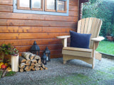 Original Dream-Chairs Seit 2007 Chaise Adirondack Chaise de Jardin Comfort en chêne en kit Chaise d'extérieur résistante aux intempéries pour la détente en extérieur Charge maximale 170 kg