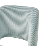 B&D Home Chaises de Salle à Manger Vicky Lot de 2, Chaise rembourrée en Velours côtelé pour Salle à Manger, Cuisine, Salon, Bureau, Coiffeuse, Cordon Bleu, 11126-BLAU-2