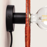 LEDKIA LIGHTING Applique Murale Raphia Kanga Terre cuite E27