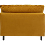Kare Design Fauteuil Discovery Velours Ocre
