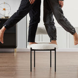 Chaise de Salle à Manger, Chaise de Cuisine du Milieu du siècle, Chaise de Salle à Manger de Cuisine, Dossier incurvé, Chaise de Salle à Manger Ronde tapissée en Bouclette