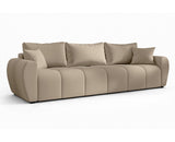 AXLIVING Malatya Big Canapé avec fonction couchage Canapé-lit Marron clair 246 cm