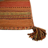 Pierre Tappeti Tapis ANTIQUE-KILIM orange tissé à la main en coton et chenille 160 x 230 cm
