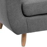 Atmosphera - Canapé Retro - 3 Places - Gris