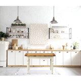 BISCOTTINI INTERNATIONAL ART TRADING Table Extensible en Bois, 122 x 82 x 80 cm