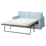 HYLTARP Canapé-lit 2 places Kilanda bleu pâle