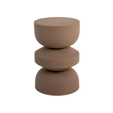 Kick Collection Table d'appoint Jon - Bruin - Moderne et de Haute qualité - Métal - Disponible dans de Nombreuses Couleurs