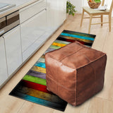 Baoblaze Housse de Pouf Marocain Non Rembourrée - Couverture de Pouf en Cuir PU Imperméable, pour Rangement et Déco Salon, Style Bohème, Siège de Sol et Repose-Pieds pour Chambre