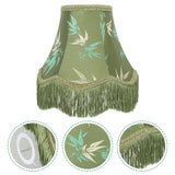 OSALADI Lampe Vintage Abat-jour Victorien Abat-jour Lampe De Table Rétro Abat-jour En Macramé Abat-jour à Franges Abat-jour Ancien Plafonniers Tout Bronze Lampe De Chevet En Tissu