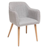 Atmosphera - Fauteuil de Table visoca Gris