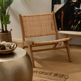 Atmosphera - Fauteuil Timor - Teck et rotin